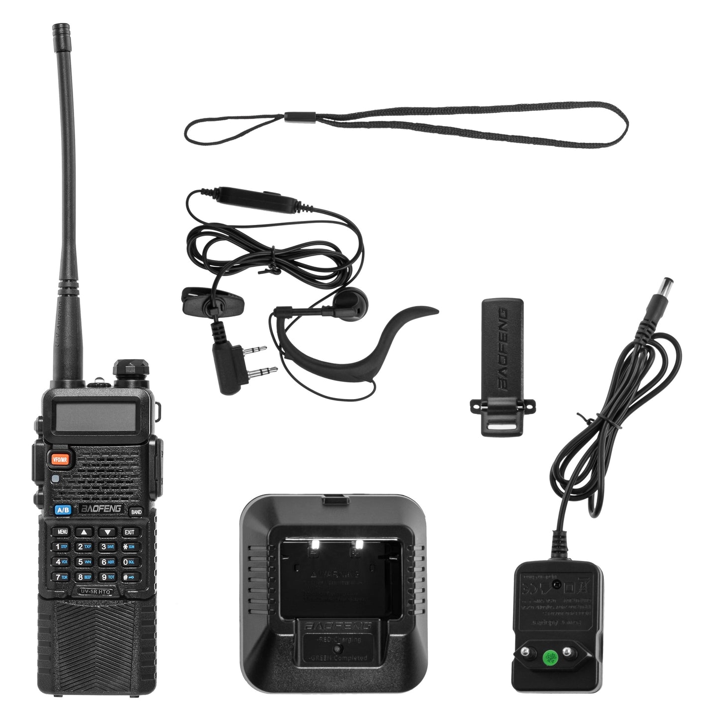Radiotelefon Baofeng UV-5R 5W HTQ USB-C 3800 mAh