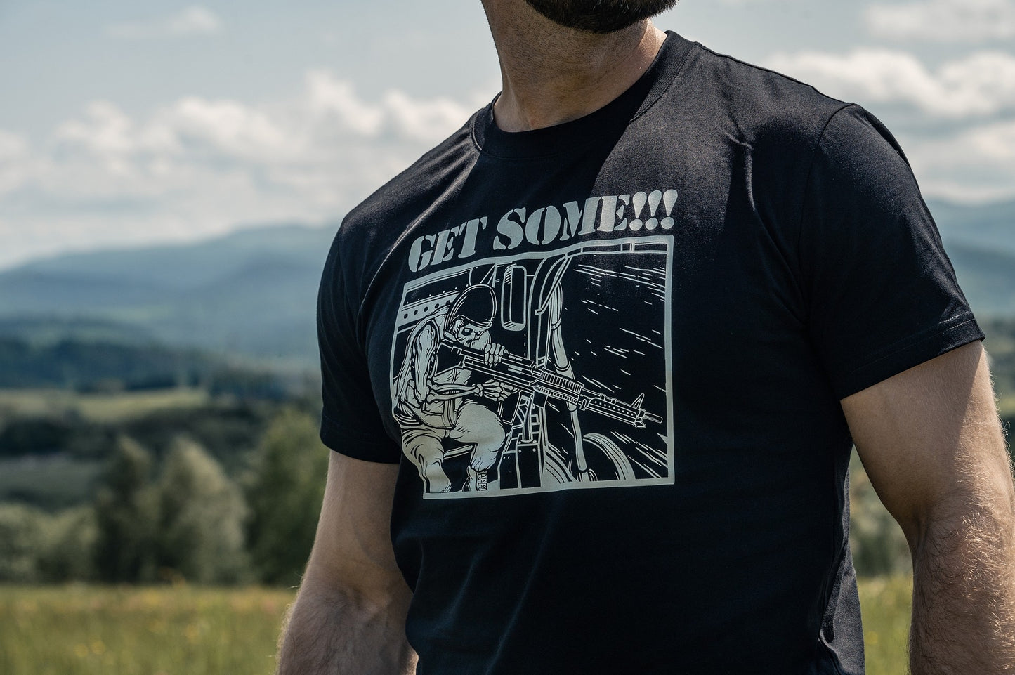 Koszulka T-Shirt Helikon Get Some! - Black