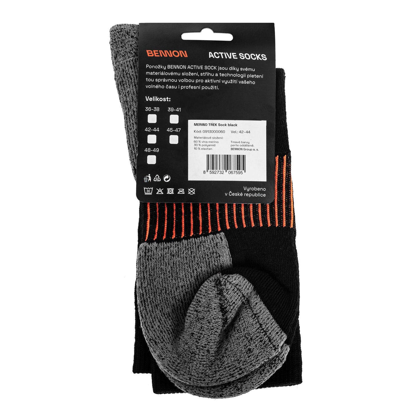 Skarpety Bennon Trek Merino - Black