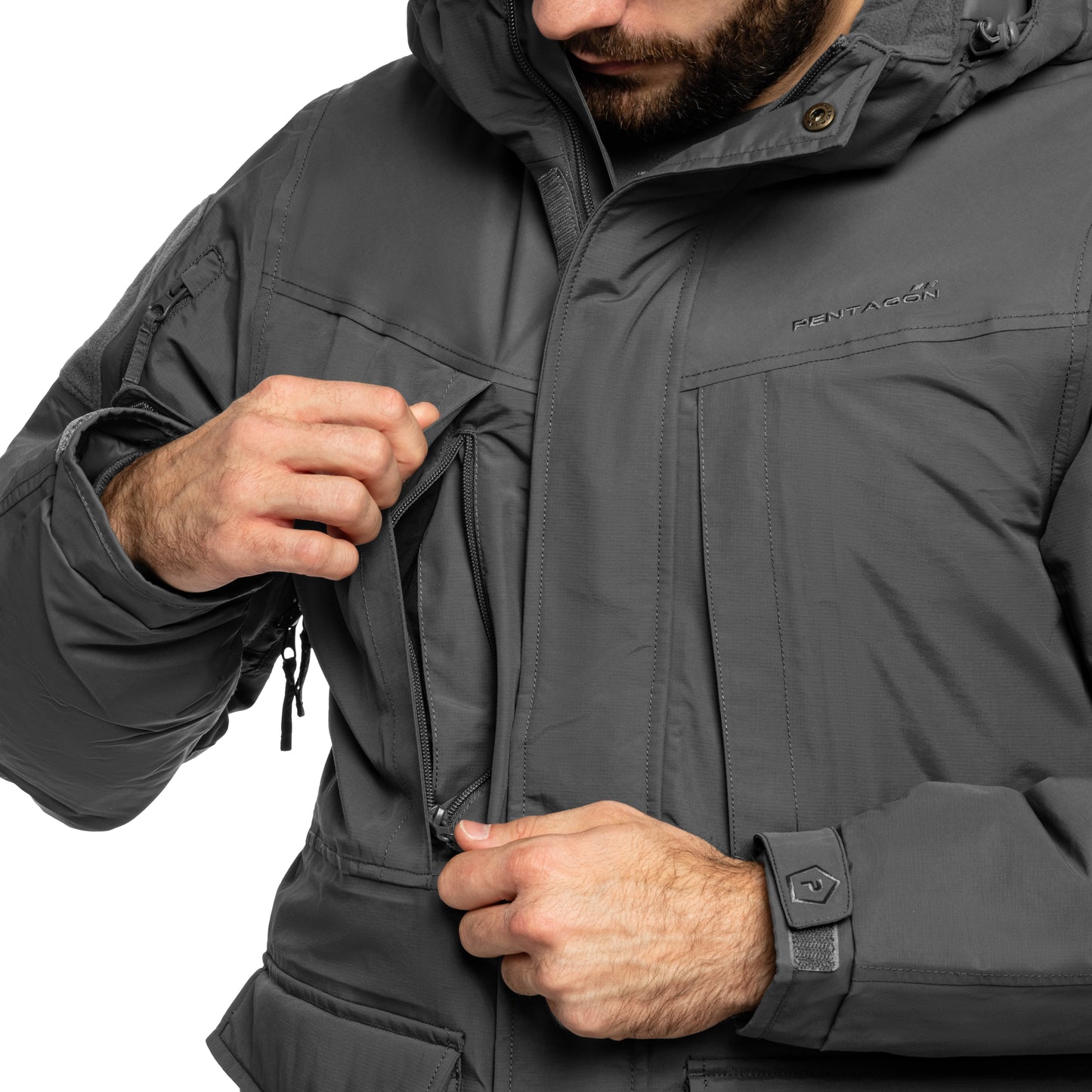 Kurtka Pentagon HCP Parka - Cinder Grey