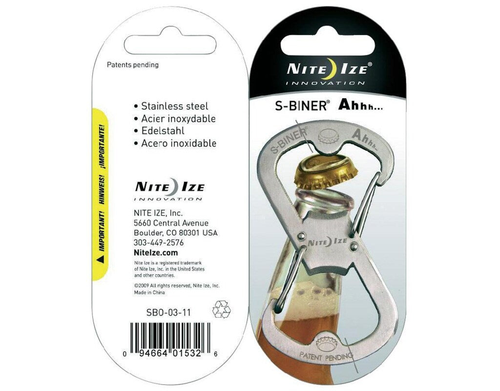 Karabińczyk Nite Ize S-Biner Ahhh Steel