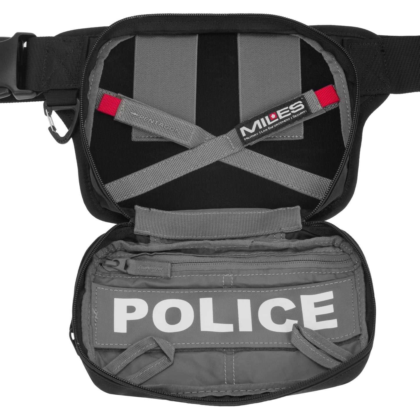 Torba biodrowa Pentagon Runner 3 l - Black