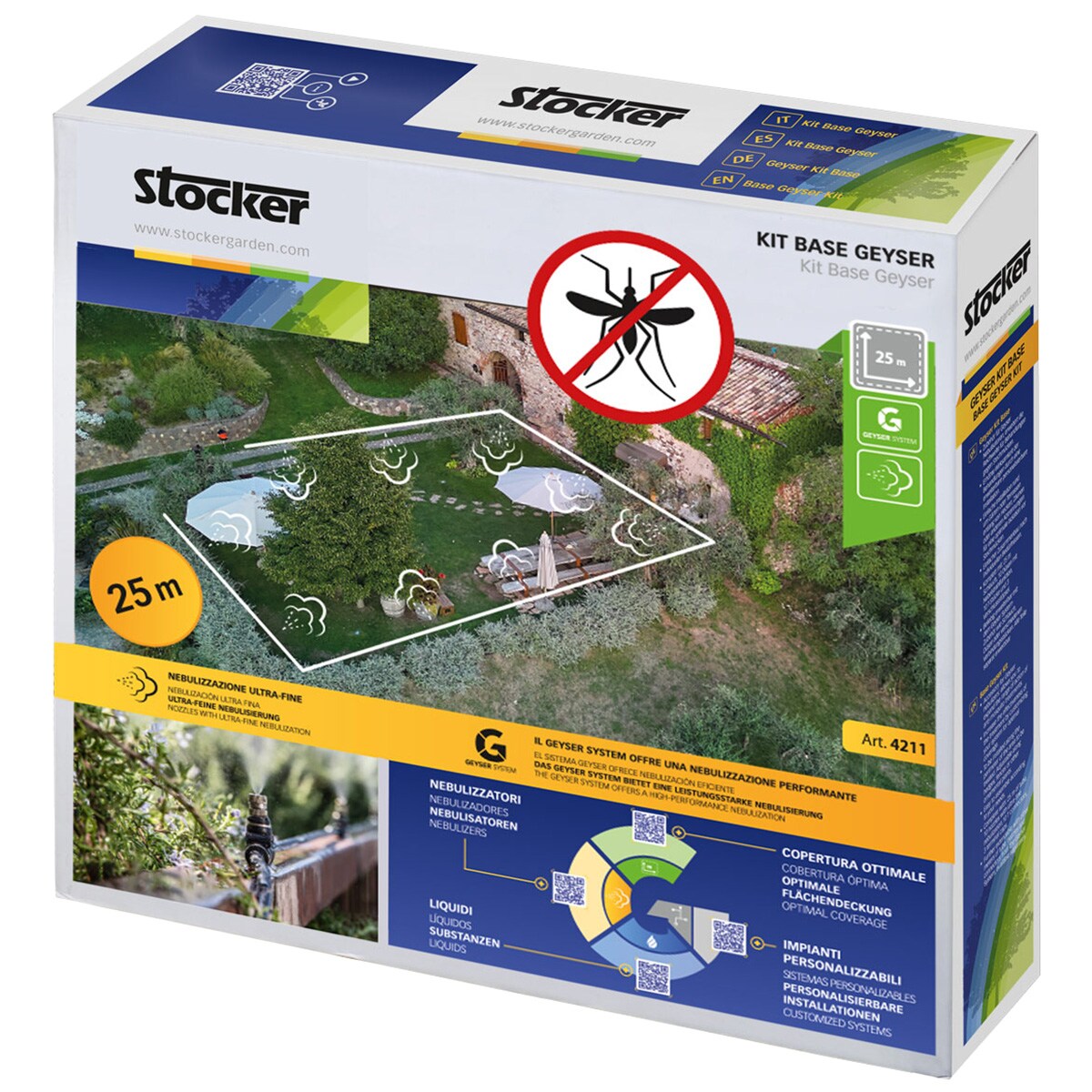 Zestaw Stocker Base Geyser 25 m do zamgławiaczy