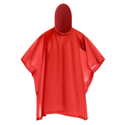 Ponczo Highlander Outdoor PEVA - Red