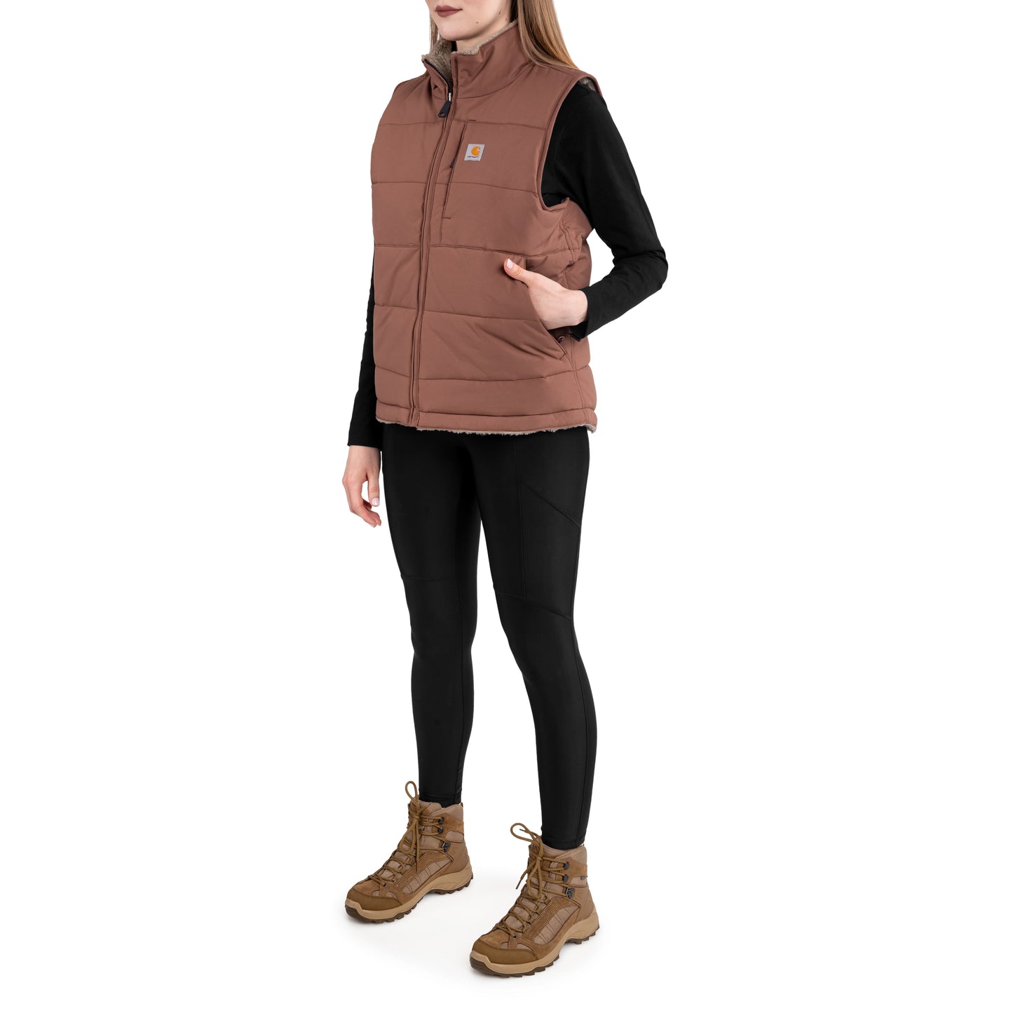 Bezrękawnik damski Carhartt Montana Relaxed Fit Insulated Vest - Nutmeg