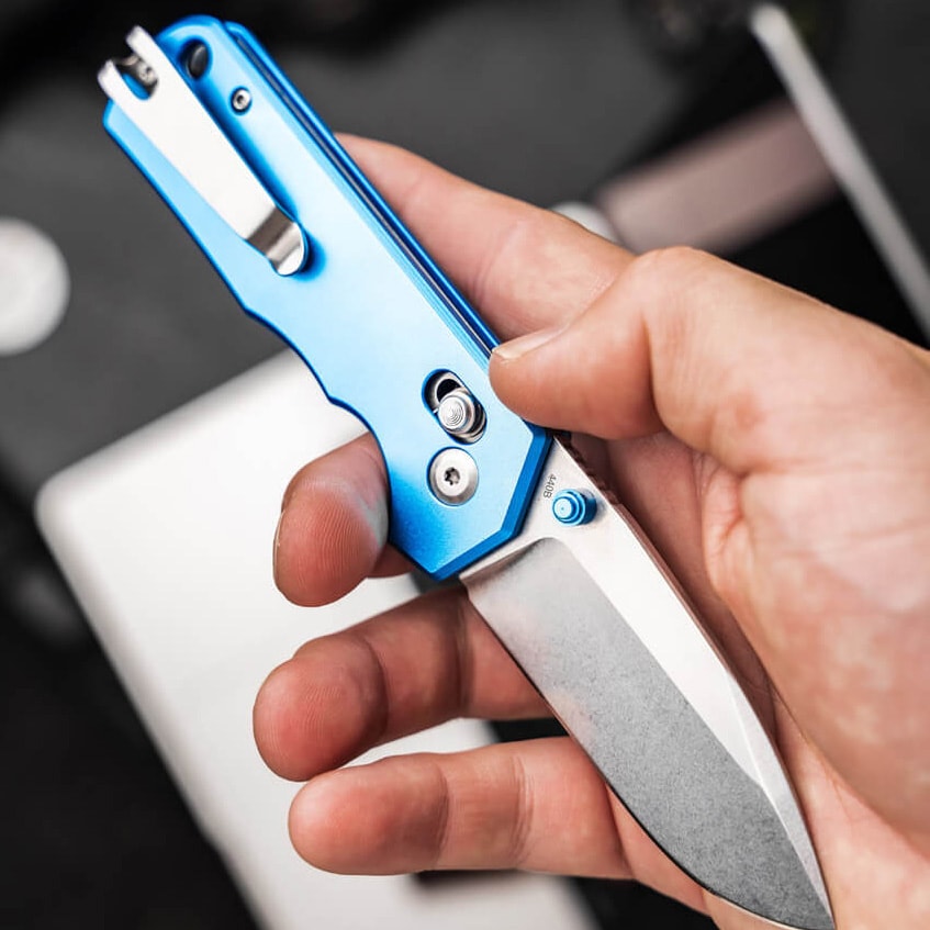Nóż składany Boker Magnum Rockstub Blue Elox