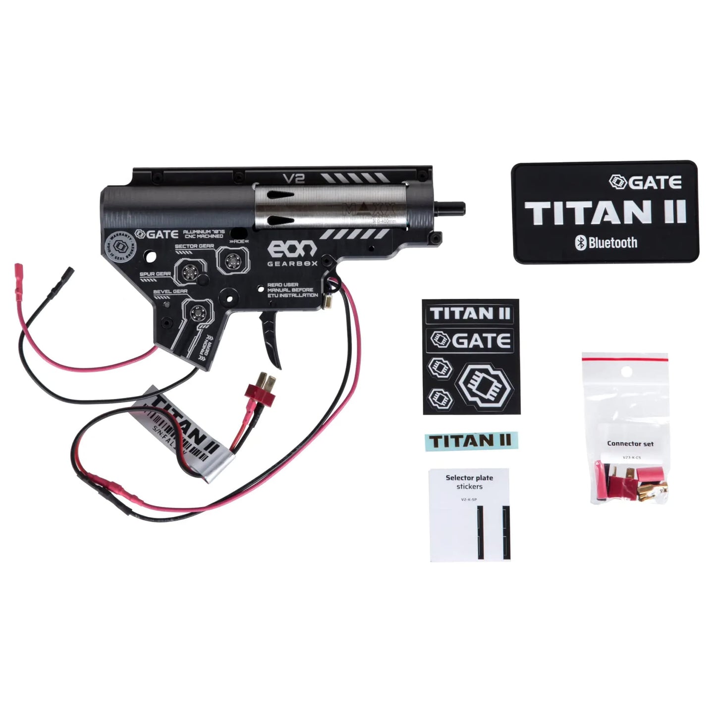 Kompletny Gearbox Gate EON V2 (SSG) z wbudowanym układem TITAN II Bluetooth Front Wired