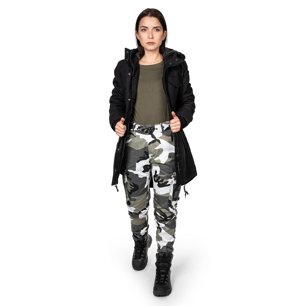 Kurtka damska Brandit Marsh Lake Parka - Black