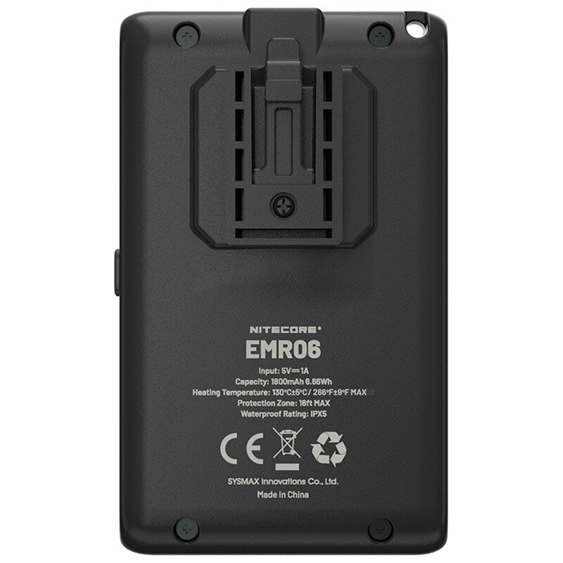 Bezprzewodowy odstraszacz komarów Nitecore EMR06 - Black