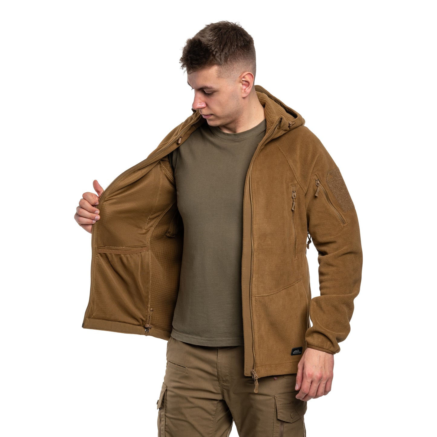 Polar Helikon Patriot Mk2 Hybrid Fleece - Coyote