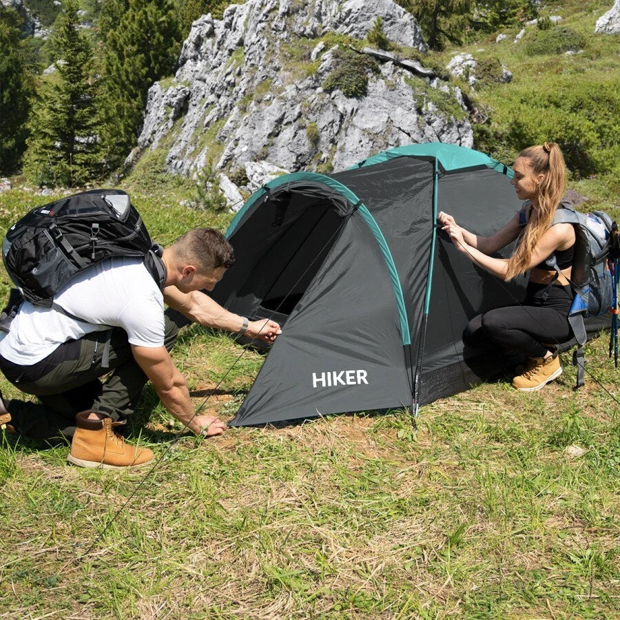 Namiot 2-osobowy Nils Camp Hiker NC6010 - Szary