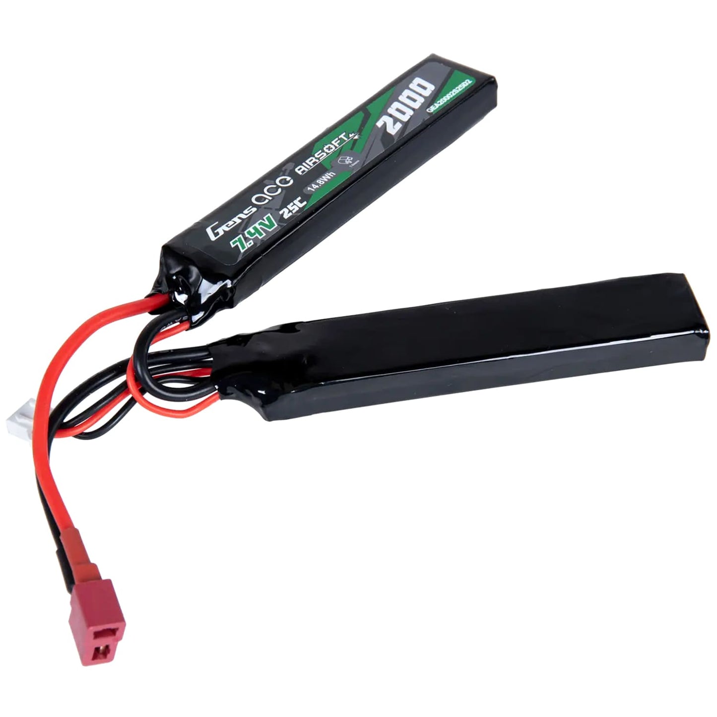 Akumulator ASG Gens Ace Li-Po 7,4 V 2000 mAh 25C 2S2P 2 modułowy - Deans/T-connect