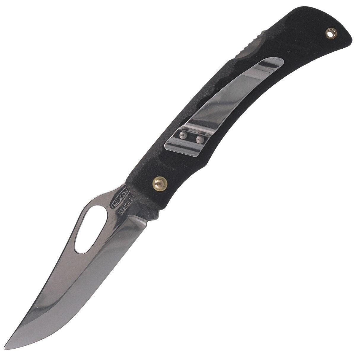 Nóż składany Mikov Crocodile Clip Point 243-NH-1/B S – z klipsem