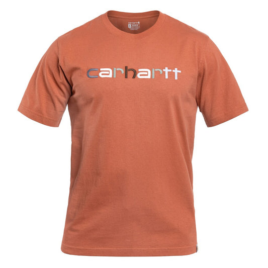 Koszulka T-Shirt Carhartt Heavyweight Logo - Terracotta