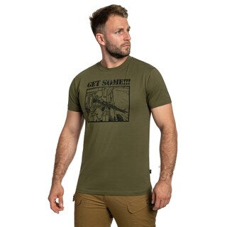 Koszulka T-Shirt Helikon Get Some! - Olive