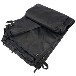 Płachta biwakowa Brandit Premium Tarp 4 x 3 m - Black