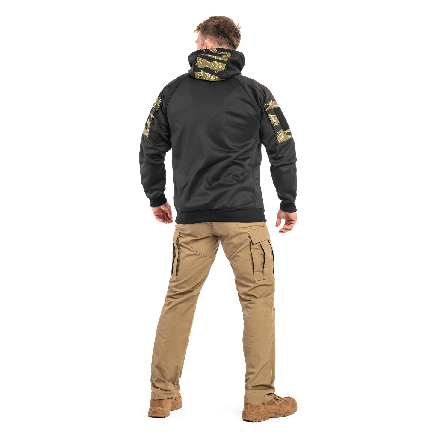 Bluza Helikon Rogue Hoodie - Black/Tiger Stripe