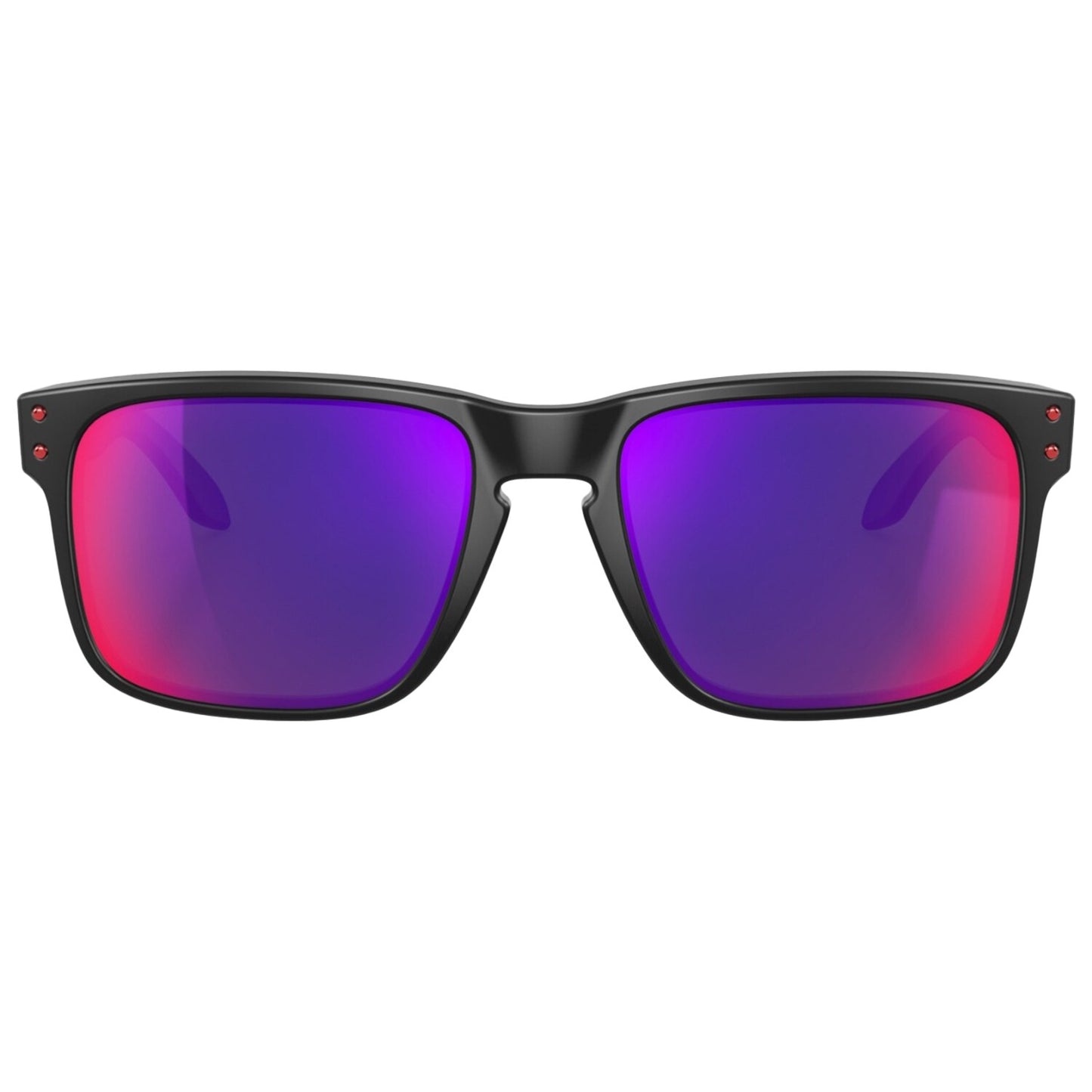 Okulary przeciwsłoneczne Oakley Holbrook - Matte Black/Red Iridium Lenses