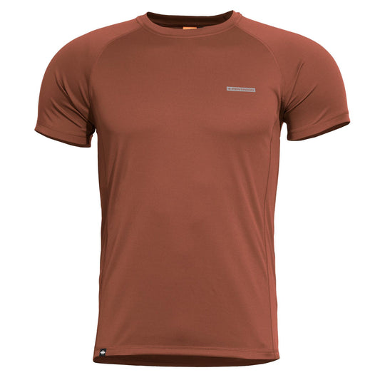 Koszulka termoaktywna Pentagon Body Shock - Marron Red