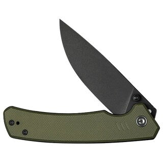 Nóż składany Civivi Merit Black Stonewashed G10 - OD Green