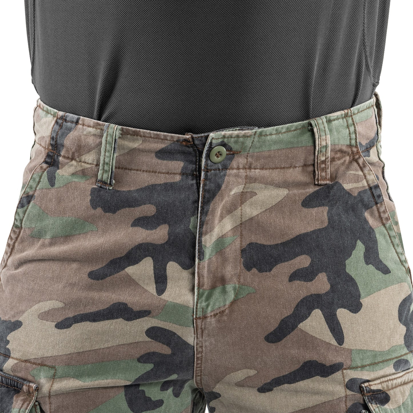 Szorty Mil-Tec Vintage Prewash - Woodland