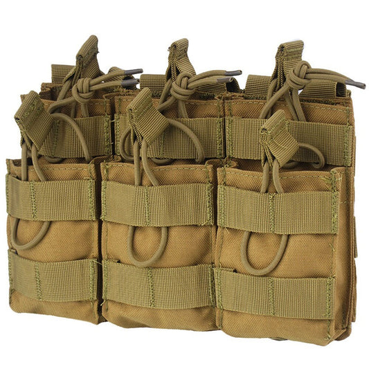 Potrójna ładownica Condor Triple Stacker M4 na magazynki AR15 - Coyote Brown