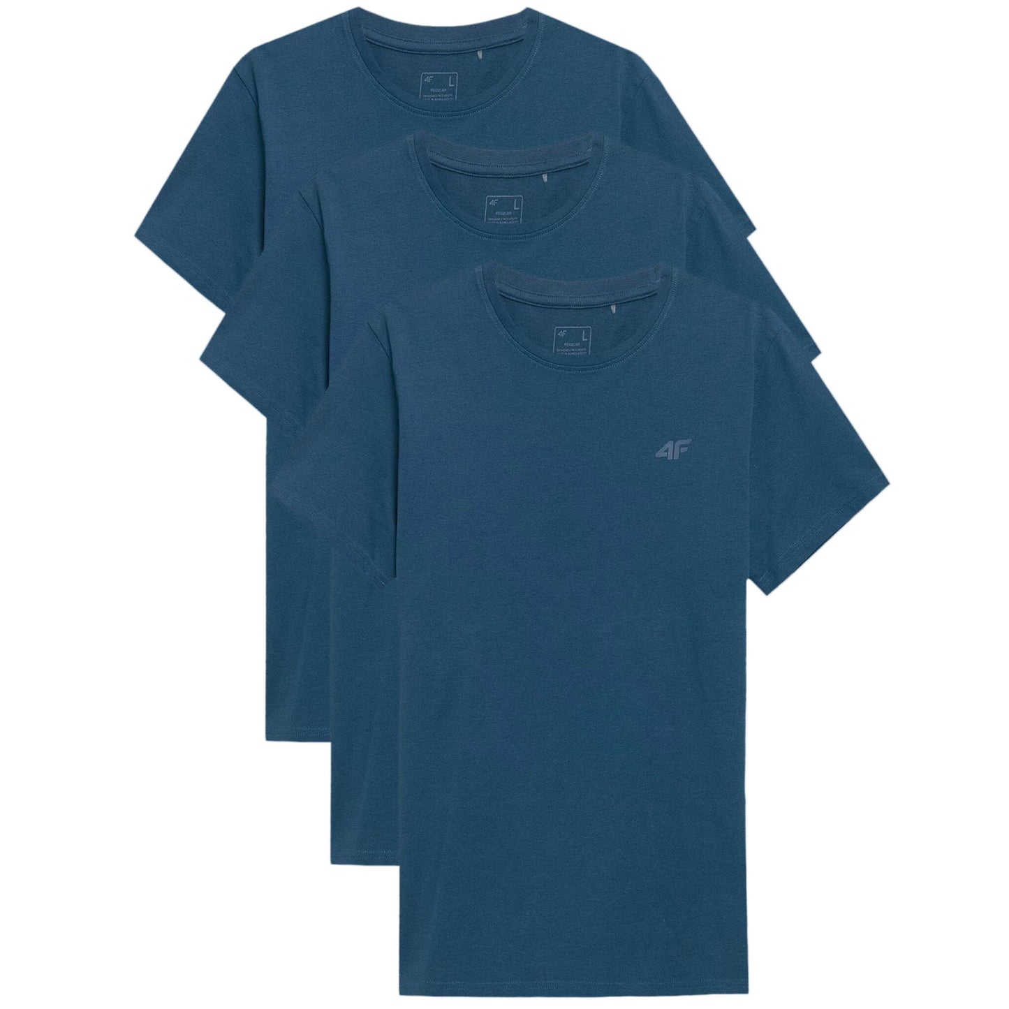 Koszulka T-shirt 4F TTSHM536 Denim - 3 szt.