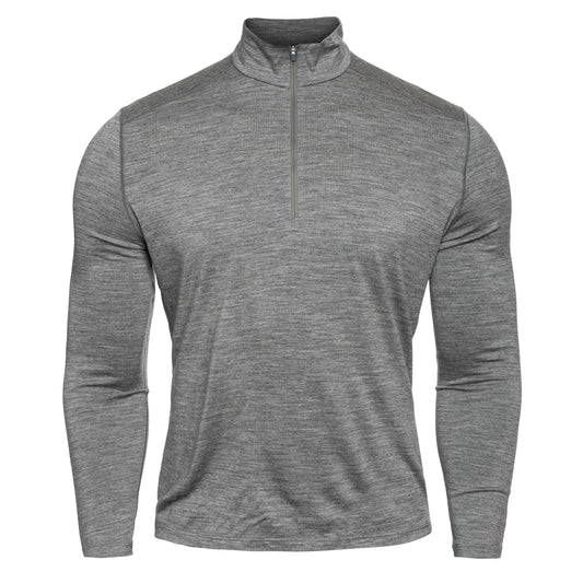 Koszulka termoaktywna Icebreaker Merino 200 Oasis Long Sleeve Half Zip - Gritstone Heather
