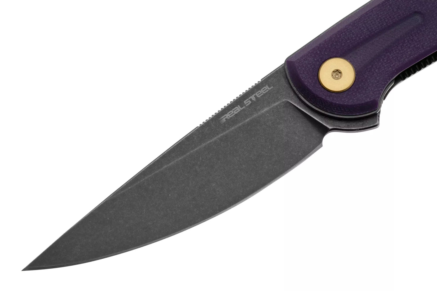 Nóż składany Real Steel Valore Black Blade 7091PB - Purple