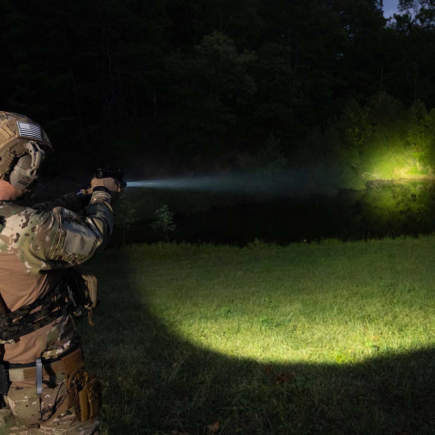 Latarka na broń Olight PL Turbo Valkyrie Desert Tan - 800 lumenów
