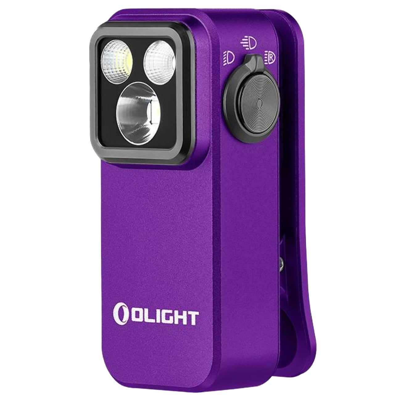 Latarka akumulatorowa Olight Oclip Pro Purple - 500 lumenów