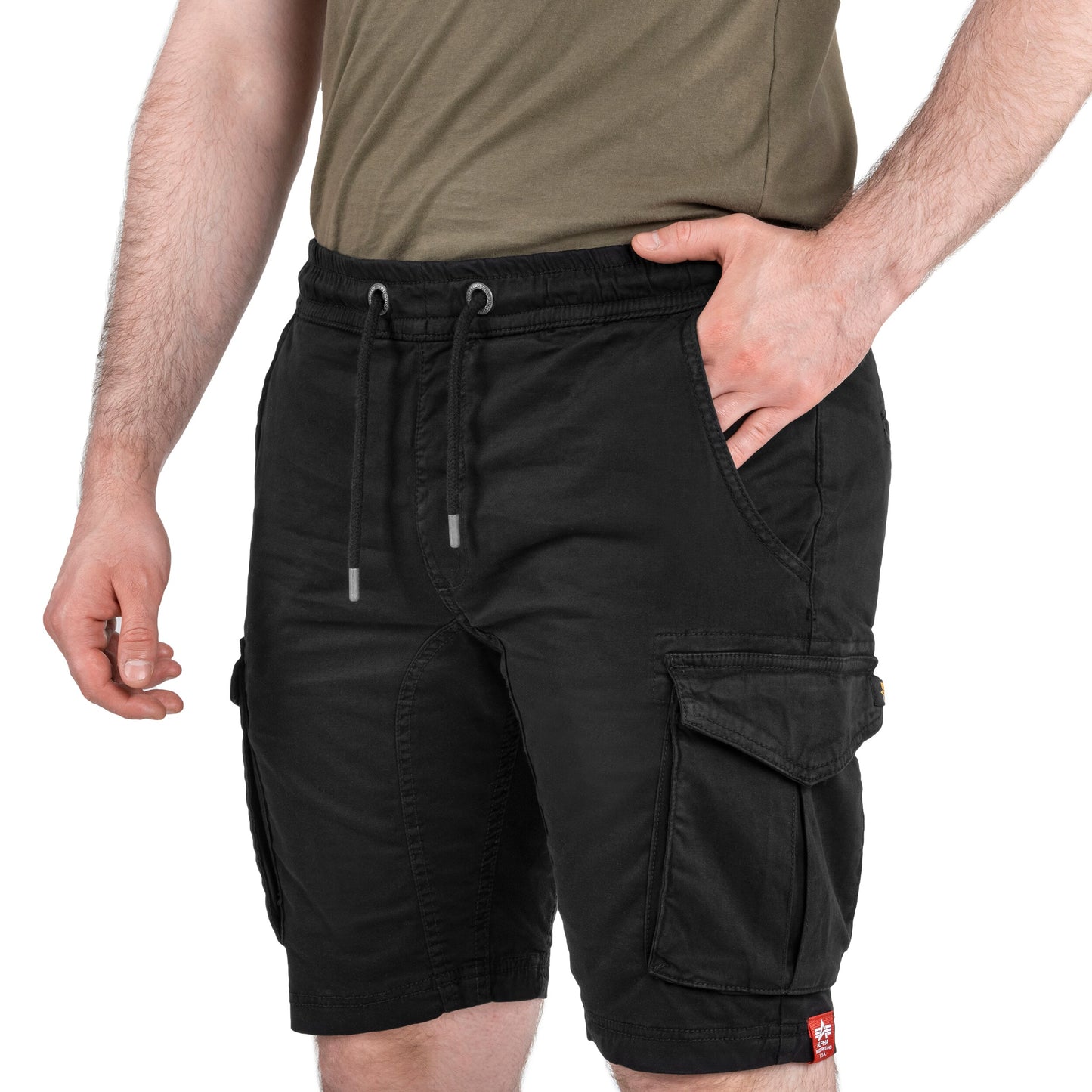 Szorty Alpha Industries Cotton Twill Jogger - Black