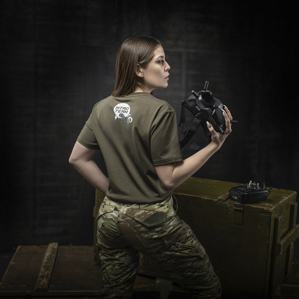 Koszulka T-shirt M-Tac Comics Drone Girl - Dark Olive