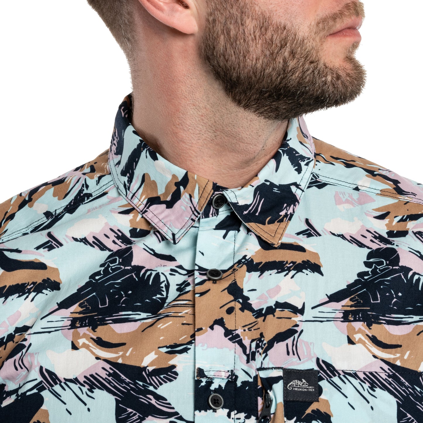 Koszula Helikon Tactical Hawaiian Short Sleeve - Pacific
