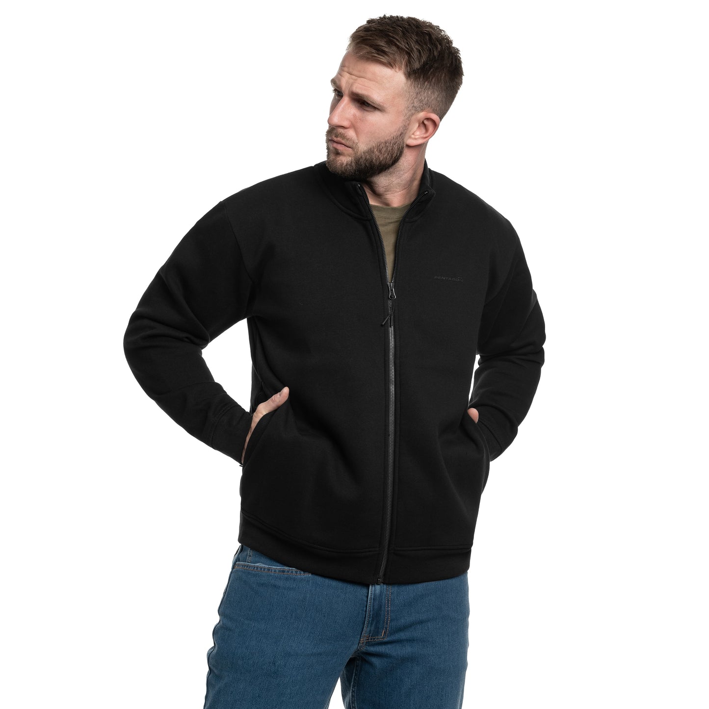 Bluza Pentagon Highneck Sweater - Black