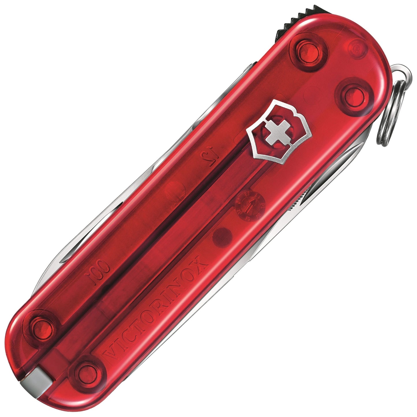 Scyzoryk Victorinox Nail Clip 580 - Transparent Red
