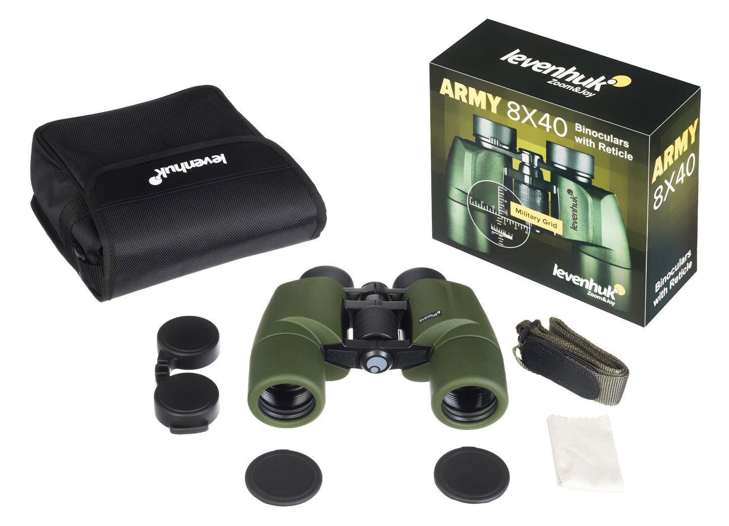 Lornetka Levenhuk Army 8x40 z siatką celowniczą