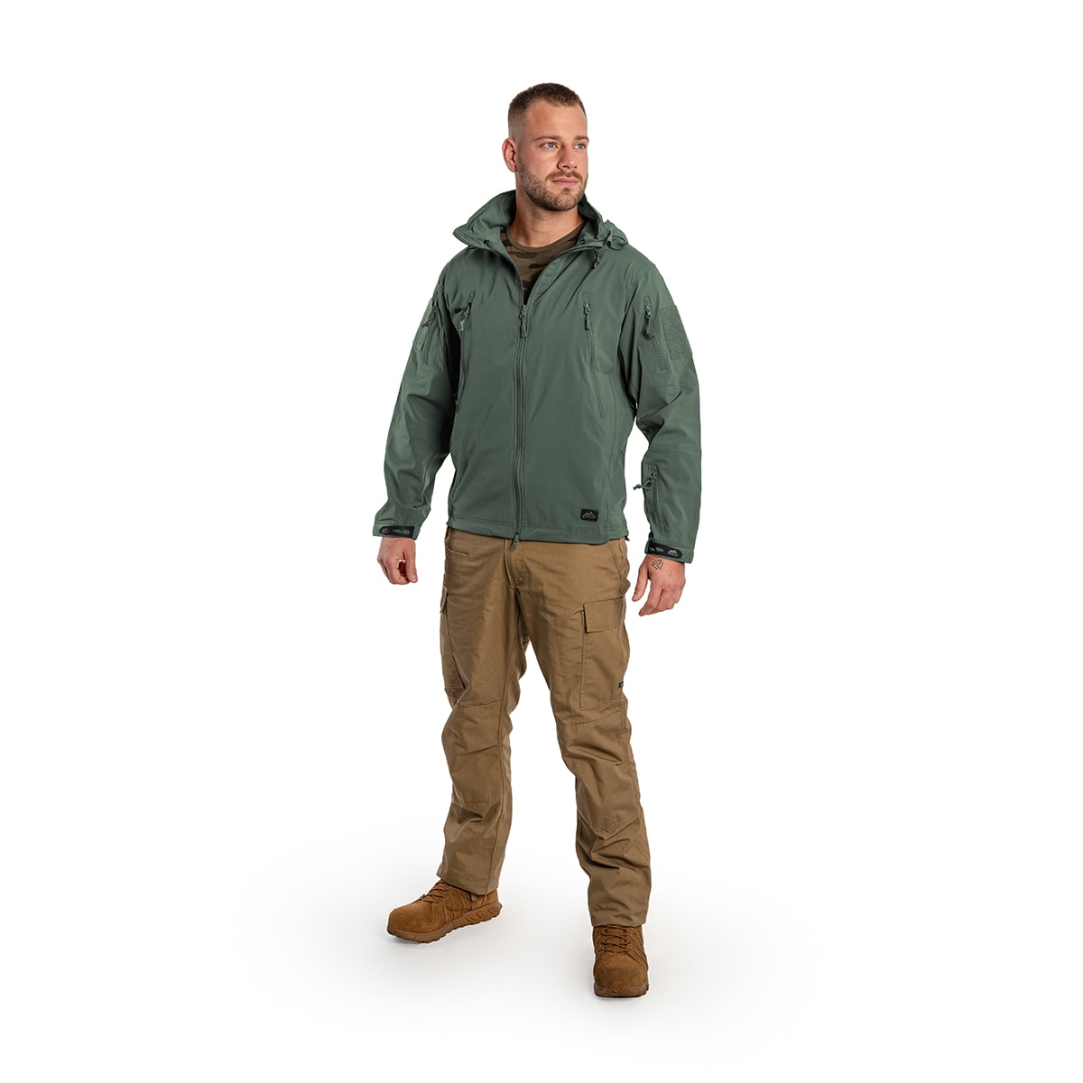 Kurtka Helikon Trooper StormStretch Softshell - Alpha Green
