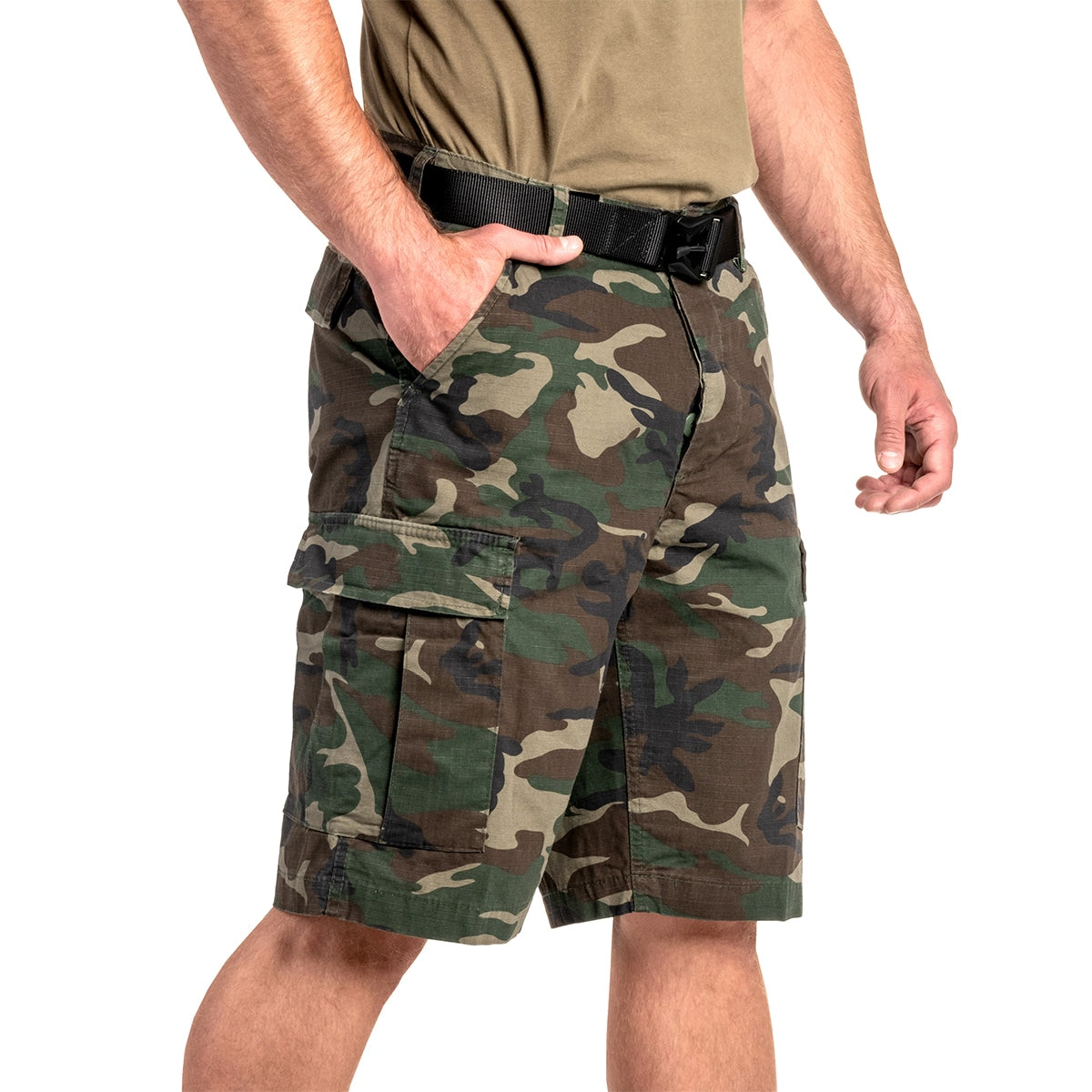 Szorty Brandit BDU Rip-Stop - Woodland