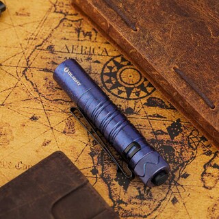 Latarka Olight I5R EOS Limited Edition Ice Flower Periwinkle Blue - 350 lumenów