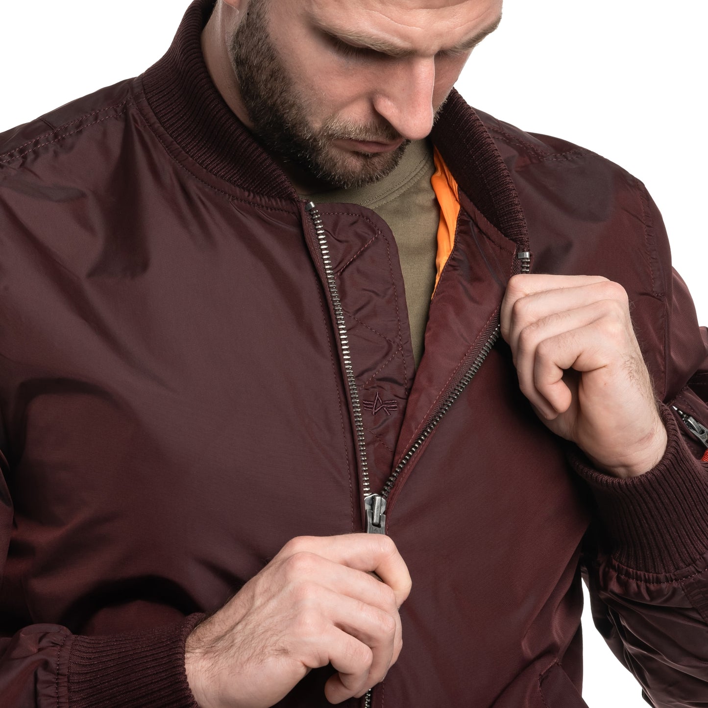 Kurtka Alpha Industries MA-1 TT Two Tone - Dark Maroon