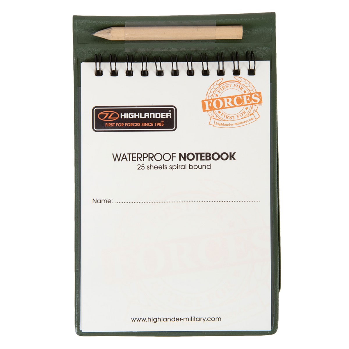 Notes wodoodporny Highlander Forces 150 x 105 mm
