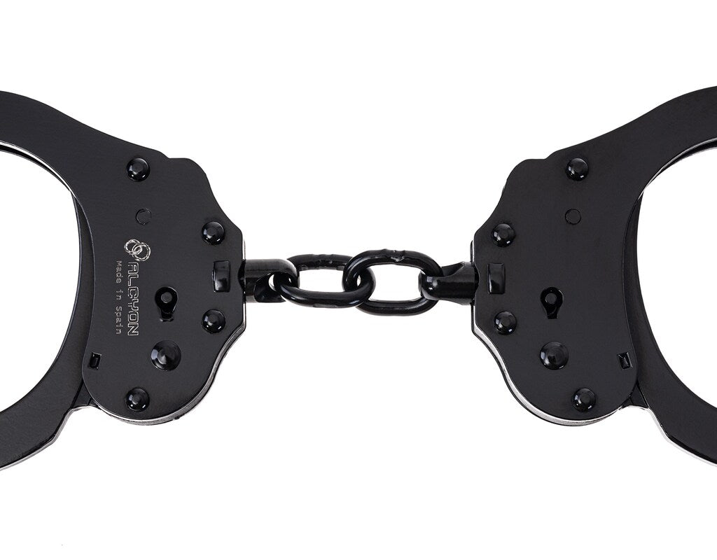 Kajdanki łańcuszkowe Alcyon Chain steel czarne