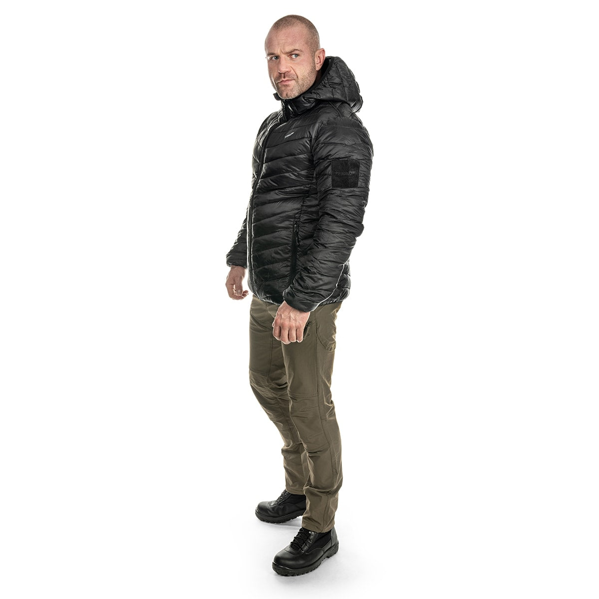 Kurtka puchowa dwustronna Texar Reverse - Black/Grey