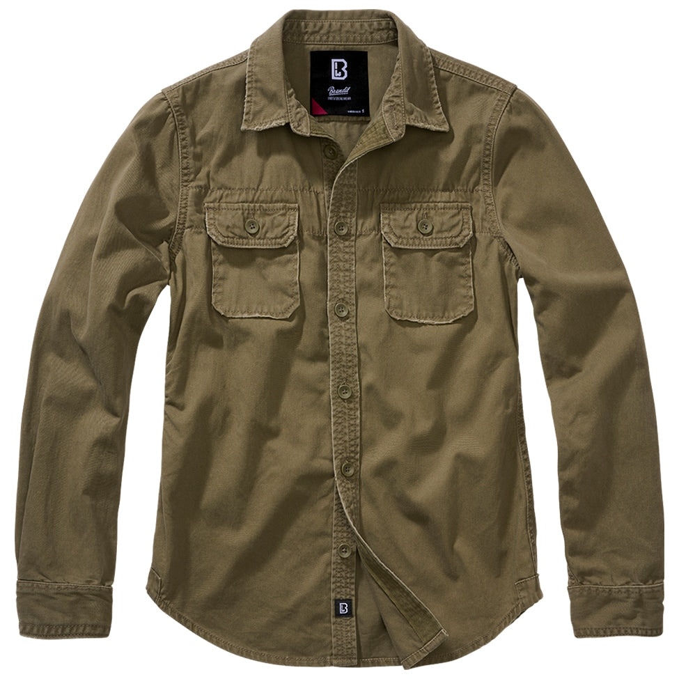 Koszula damska Brandit Vintageshirt Long Sleeve - Olive