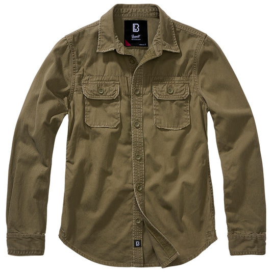 Koszula damska Brandit Vintageshirt Long Sleeve - Olive