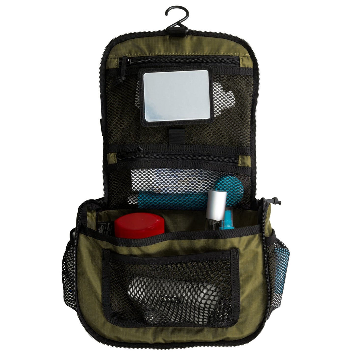 Kosmetyczka Helikon Travel Toiletry Bag - Olive Green/Black