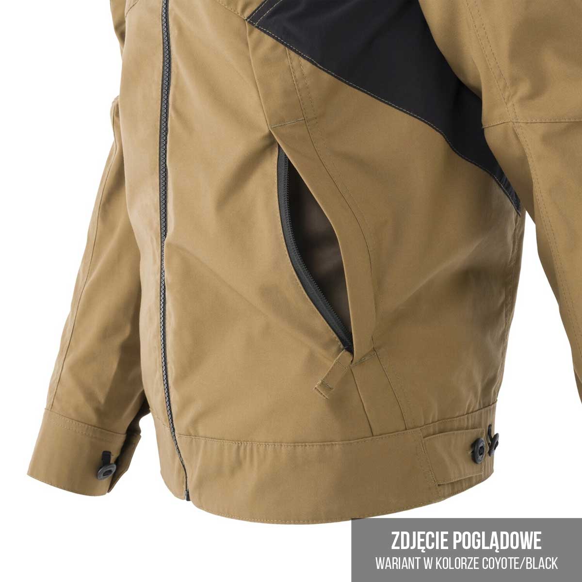 Kurtka Helikon Greyman - Ash Grey/Black