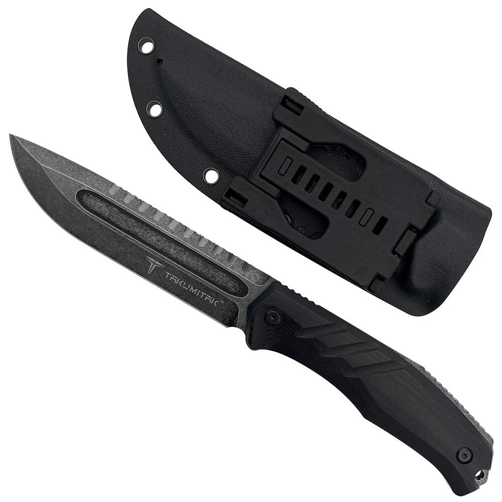 Nóż Takumitak Exit Point - Black/Stonewash