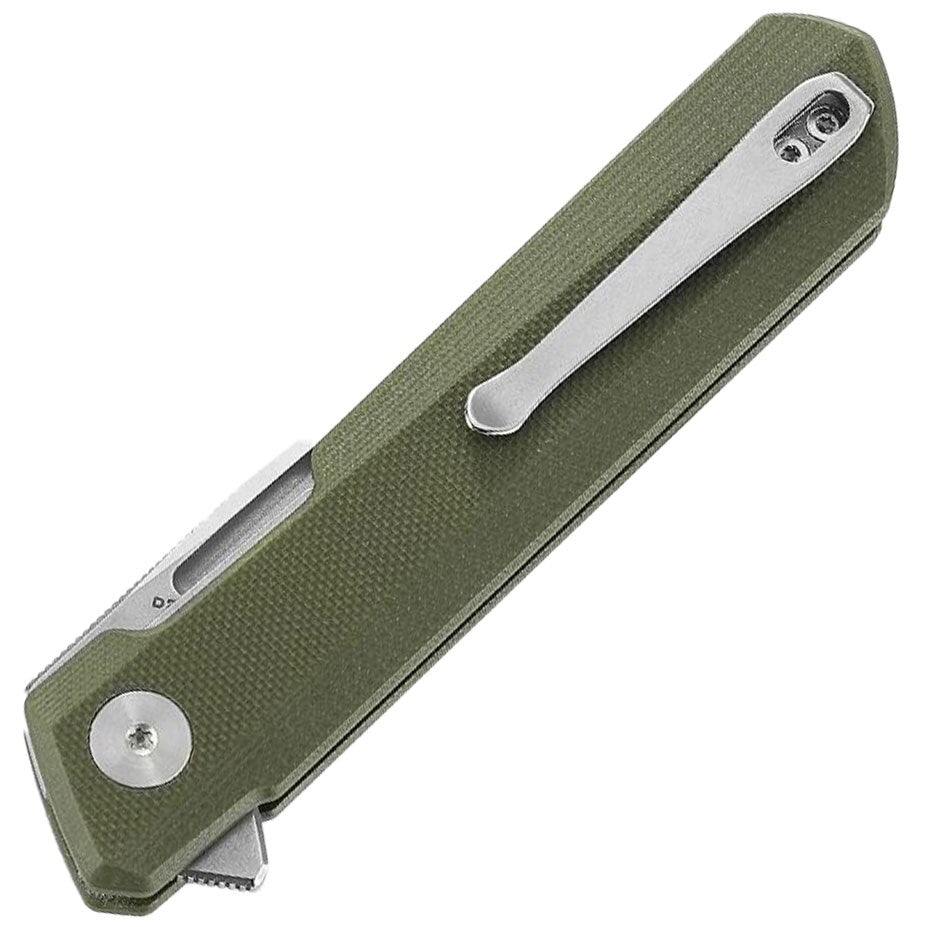 Nóż składany Bestechman Dundee Stonewash - Olive